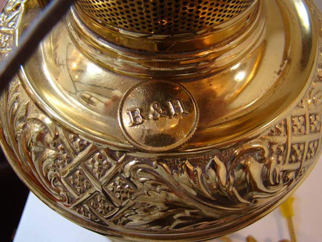 A fine Antique Lamp by Bradley and Hubbard circa 1892 — image 3